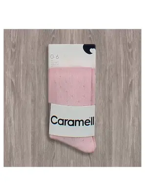 Caramell Benekli Külotlu Çorap - 4