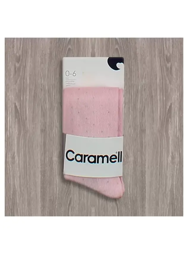 Caramell Benekli Külotlu Çorap - 4