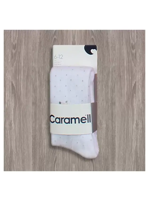 Caramell Benekli Külotlu Çorap - 5