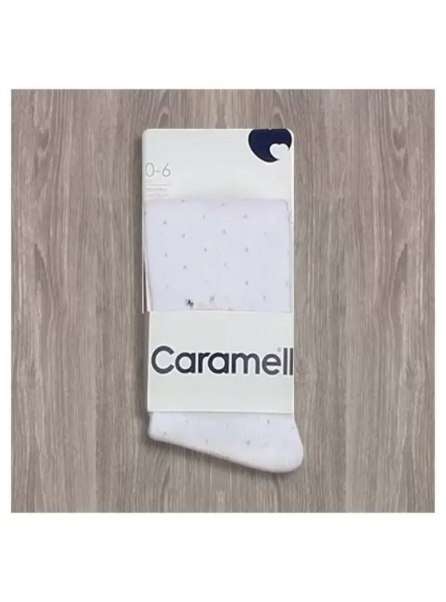 Caramell Benekli Külotlu Çorap - 6