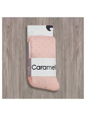 Caramell Benekli Külotlu Çorap - 7