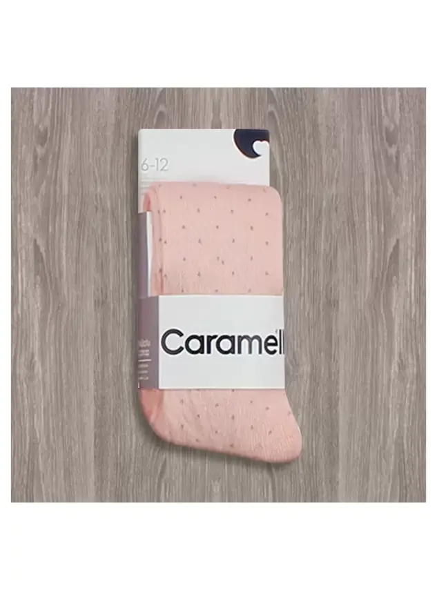 Caramell Benekli Külotlu Çorap - 7