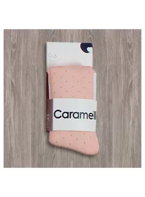 Caramell Benekli Külotlu Çorap - 8