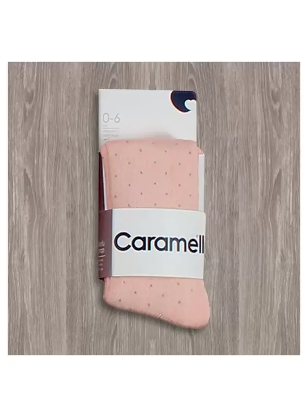 Caramell Benekli Külotlu Çorap - 8