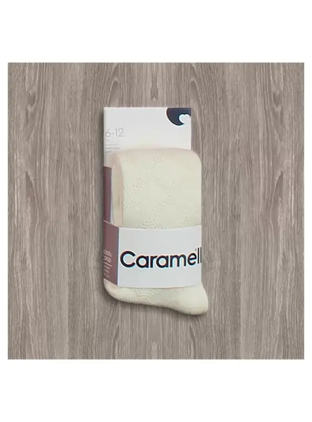 Caramell Desenli Külotlu Çorap - 1