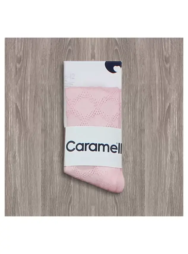 Caramell Desenli Külotlu Çorap - 4
