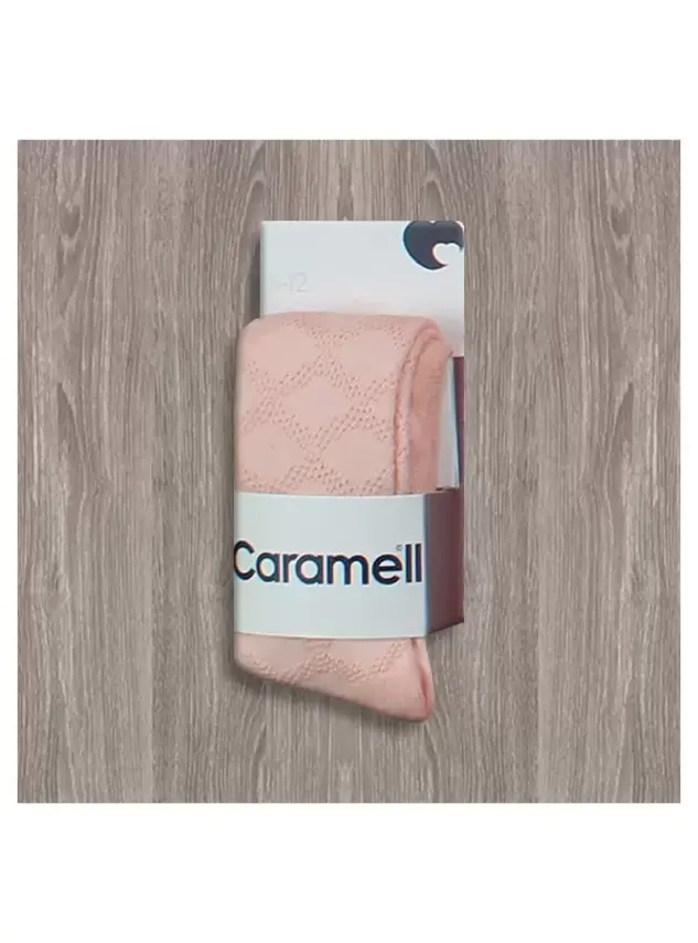 Caramell Desenli Külotlu Çorap - 7