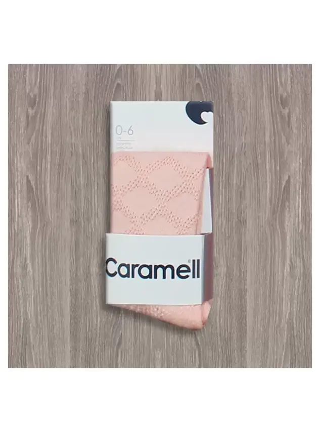 Caramell Desenli Külotlu Çorap - 8