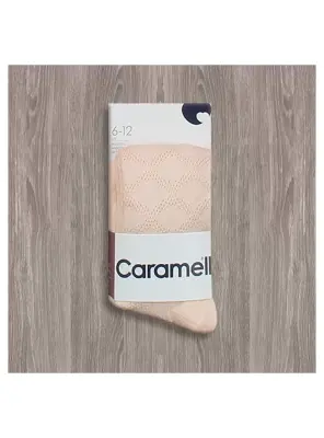 Caramell Desenli Külotlu Çorap - 9