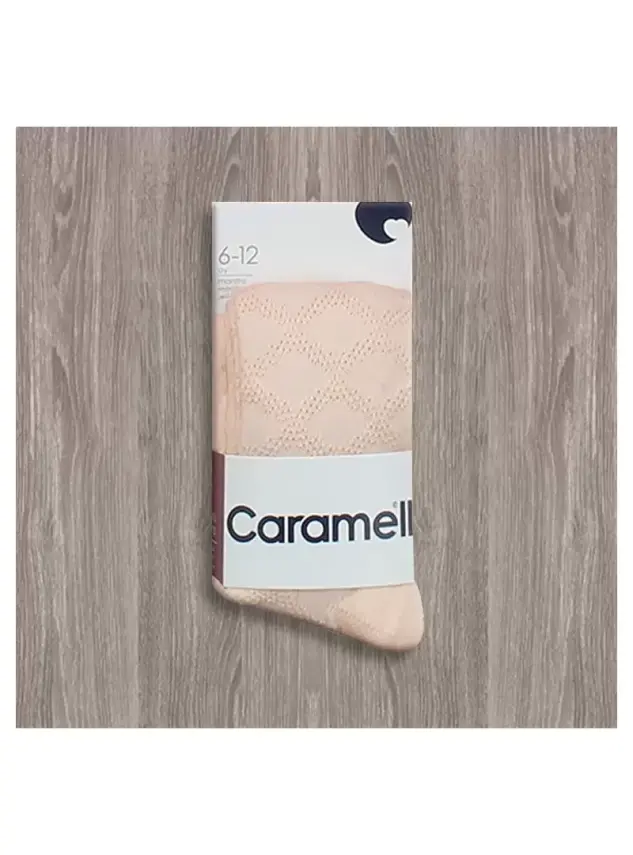 Caramell Desenli Külotlu Çorap - 9