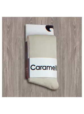 Caramell Düz Renk Külotlu Çorap - 3