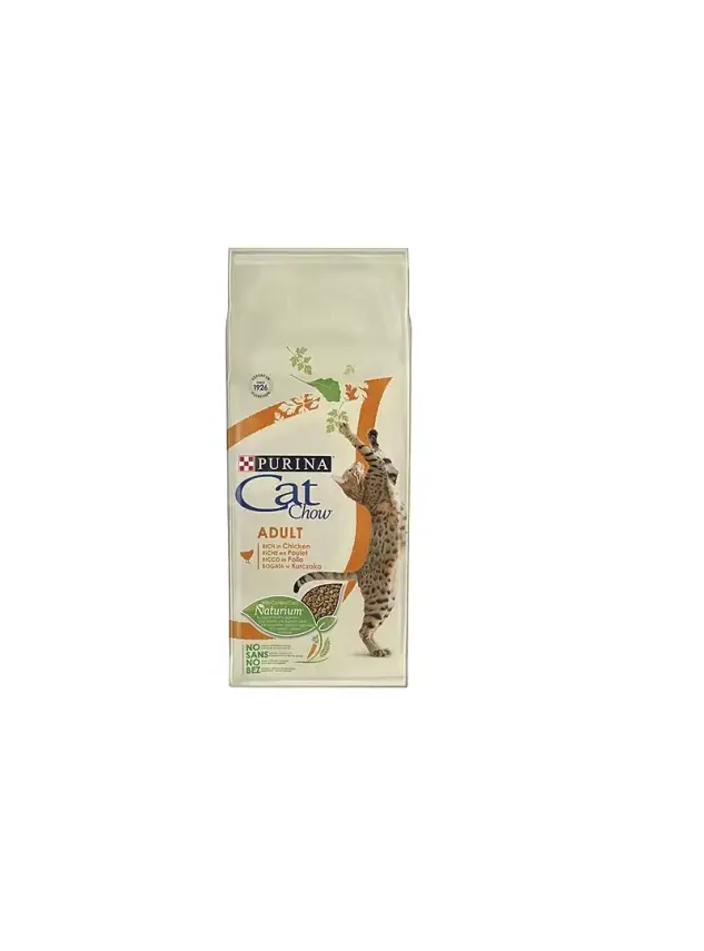 Cat Chow Adult Tavuk Etli Kuru Mama 15Kg - 1