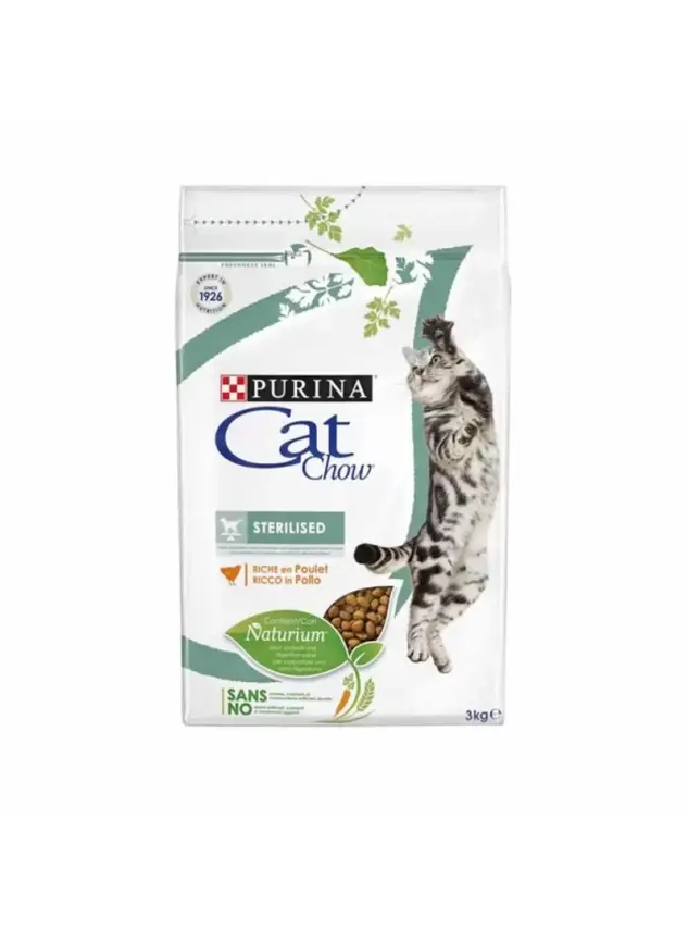 Cat Chow Sterılised Chicken 3 kg - 1