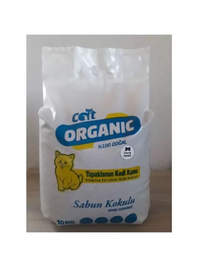 Catorganic Sabun Kokulu Topaklaşan Kedi Kumu 5 Kg - 1