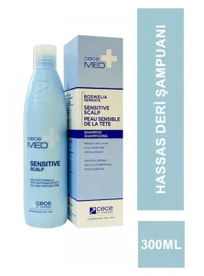CeceMed Sensitive Scalp Shampoo Hassas Saç Derisi Şampuanı 300 ml - 2