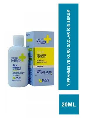CeceMed Silk Advanced Formula Serum Yıpranmış ve Kuru Saçlar İçin Serum 20 ml - 2