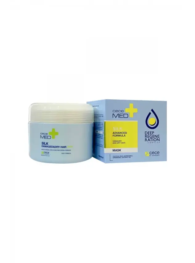 CeceMed Silk Advanced Kuru-Yıpranmış-Atopik Saçlar İçin Maske 200 ml - 1