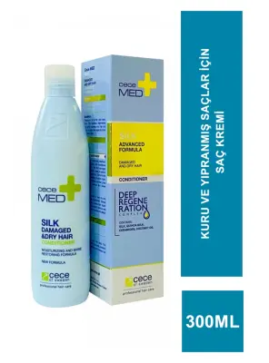 CeceMed Silk Advanced Kuru -Yıpranmış -Atopik Saçlar İçin Saç Kremi 300 ml - 2