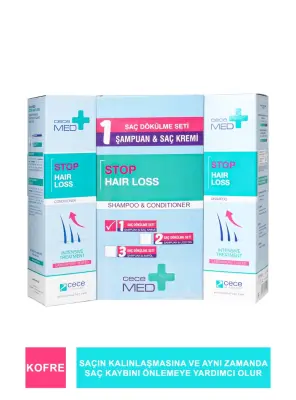 CeceMed Stop Hair Loss Saç Dökülme Karşıtı Set Şampuan+Saç Kremi - 1