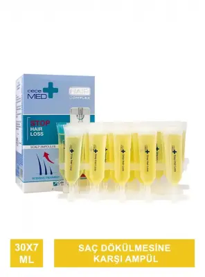 CeceMed Stop Hair Loss Scalp Ampoules Saç Dökülme Karşıtı Ampul 30x7ml - 1