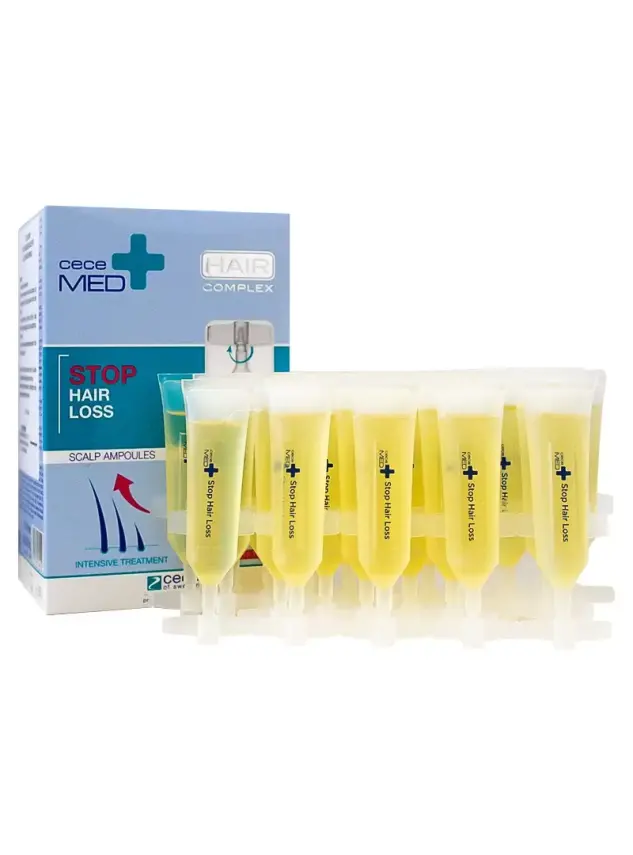 CeceMed Stop Hair Loss Scalp Ampoules Saç Dökülme Karşıtı Ampul 30x7ml - 2