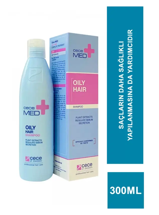 CeceMed Yağlı Saçlar İçin Şampuan 300 ml - 2