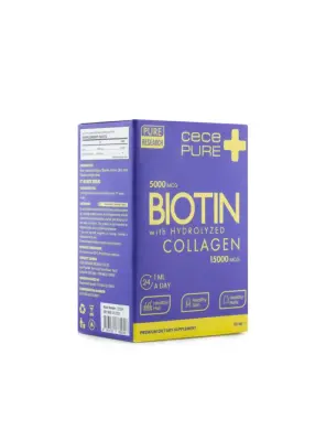 CecePure Likit Biotin &Collagen 5000 mcg 30 ml - CeceMED