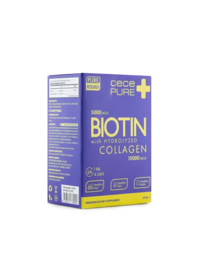 CecePure Likit Biotin &Collagen 5000 mcg 30 ml - 1