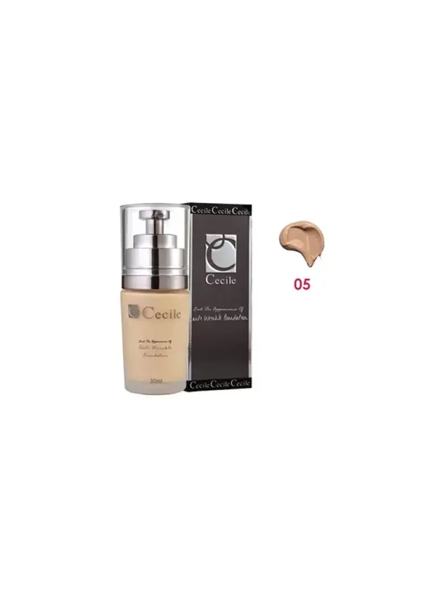 Cecile Anti Wrinkle Foundation Kırışıklık Önleyici Fondöten - 5