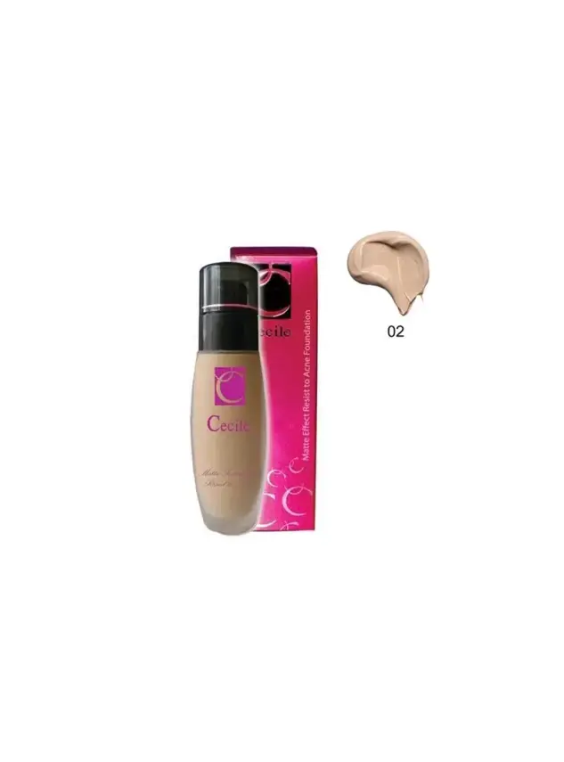 Cecile Matte Effect Resist to Acne Foundation - 4