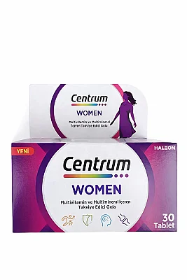 Centrum Women Multivitamin ve Multimineral 30 Tablet - Centrum