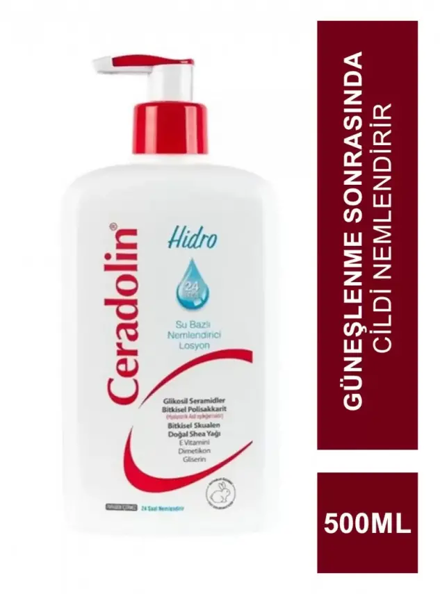 Ceradolin Hidro Su Bazlı Nemlendirici Losyon 500ml - 2