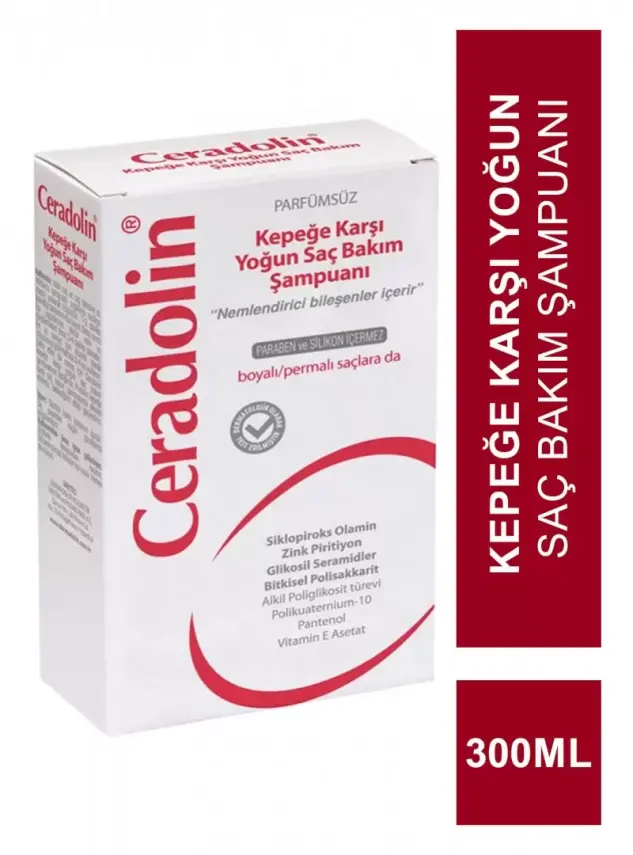 Ceradolin Kepeğe Karşı Yoğun Saç Bakım Şampuanı 300 ml - 2