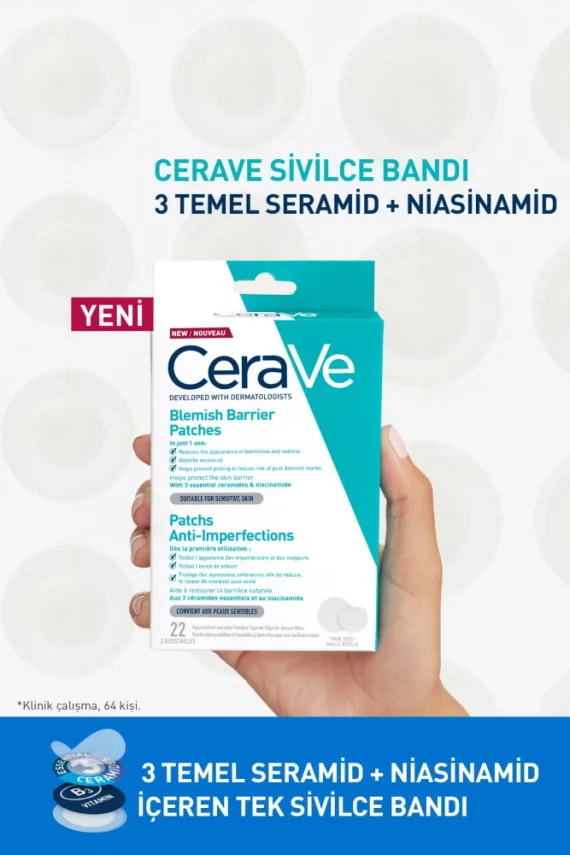 CeraVe Blemish Barrier Patch Sivilce Bandı 22 Adet - 4