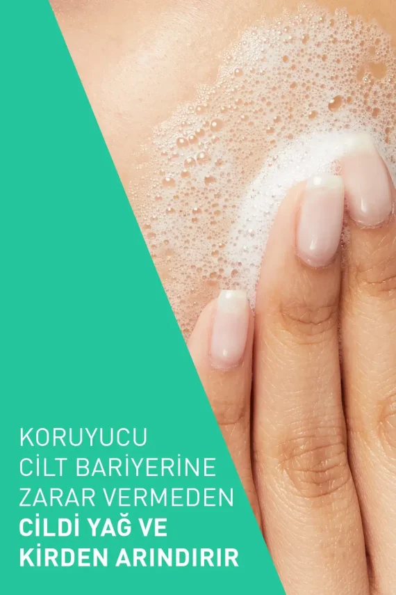CeraVe Foaming Cleanser Normal ve Kuru Ciltler İçin Nemlendiren Temizleyici 473 ml - Refill - 3