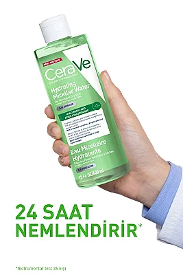 CeraVe Hyalüronik Asit İçerikli Nemlendiren Micellar Makyaj Temizleme Suyu 400 ml - 4