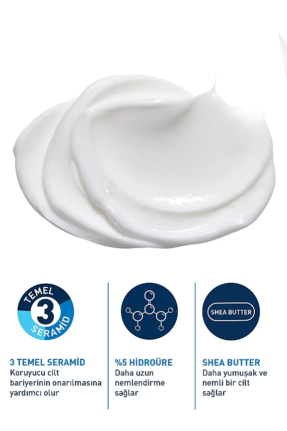 Cerave Intensive Moisturising Cream Baume Hydratant Yoğun Nemlendirici Krem 340 g - 2