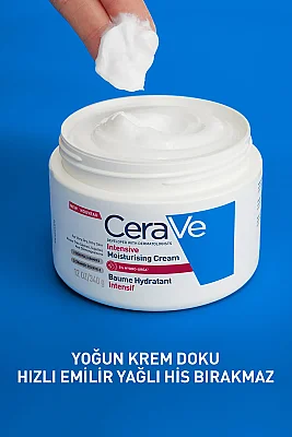 Cerave Intensive Moisturising Cream Baume Hydratant Yoğun Nemlendirici Krem 340 g - 4