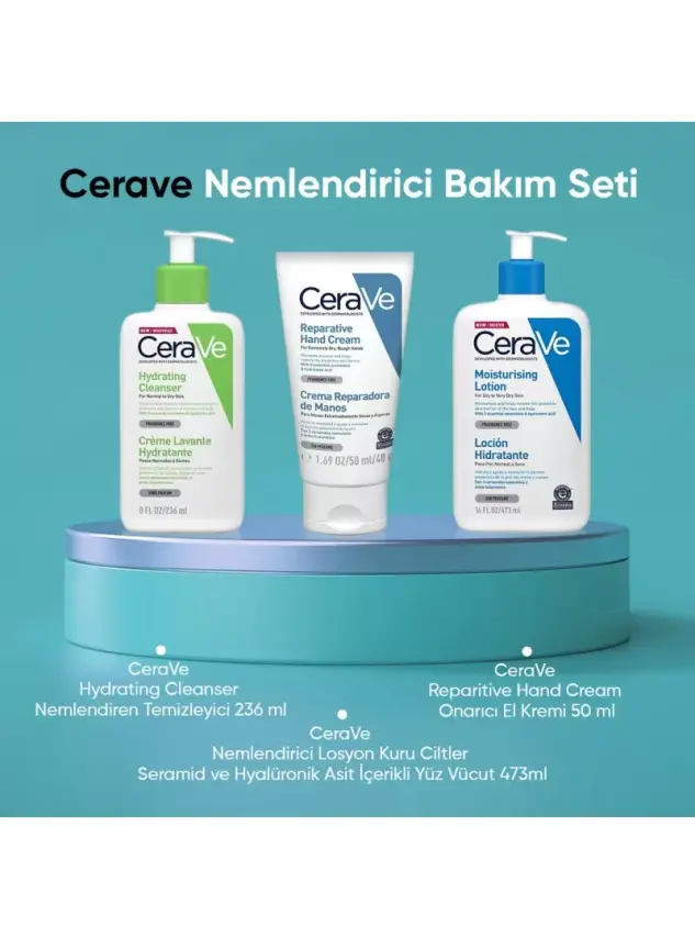 Cerave Nemlendirici Bakım Seti - 1