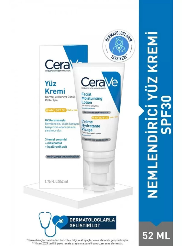Cerave Spf 30 Yüz Kremi 52 ml - Cerave