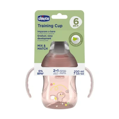 Chicco Bardak Yarı Yumuşak Uçlu 6 Ay+ Pembe - Chicco