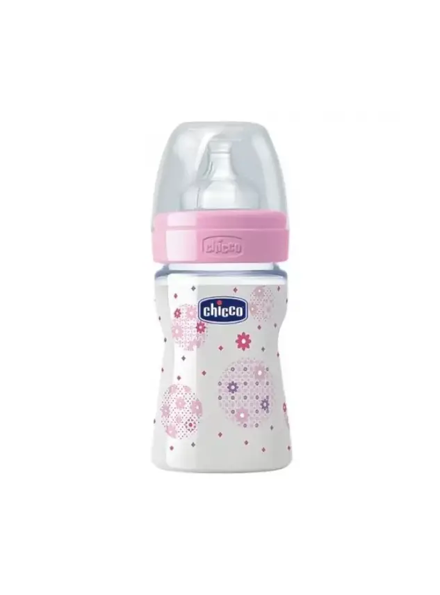 Chicco Biberon 150ml Silikon PP Pembe - 1
