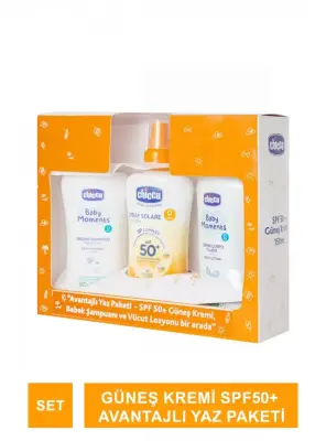 Chicco Güneş Kremi Spf50+ Avantajlı Yaz Paketi - Chicco