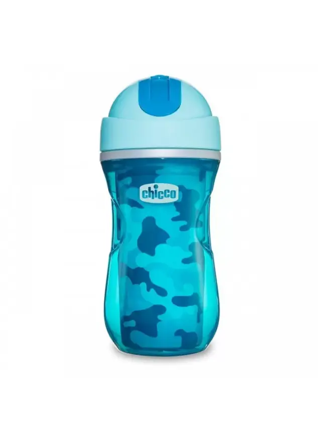Chicco Isı Yalıtımlı Pipetli Spor Bardak 14m+ - 1