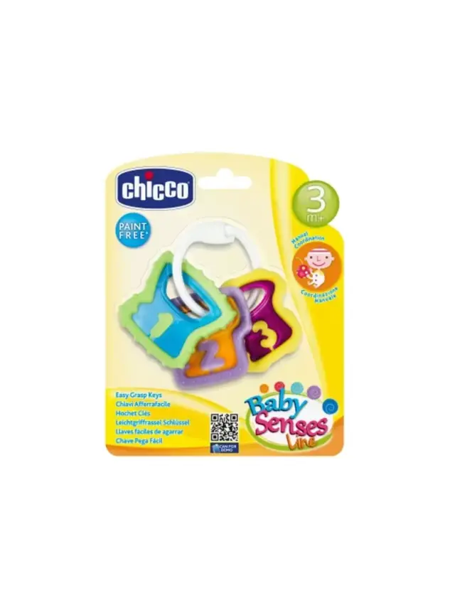 Chicco Kolay Kavranan Çıngırak Anahtarlar 3m+ - 1