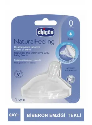 Chicco Natural Feeling Biberon Emziği 0 Ay+ Tekli - Chicco