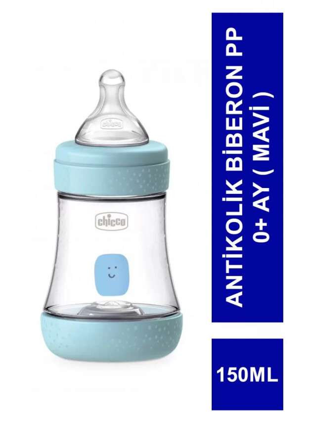 Chicco P5 Antikolik Biberon PP 0+ Ay - Mavi - 150 ml - Chicco