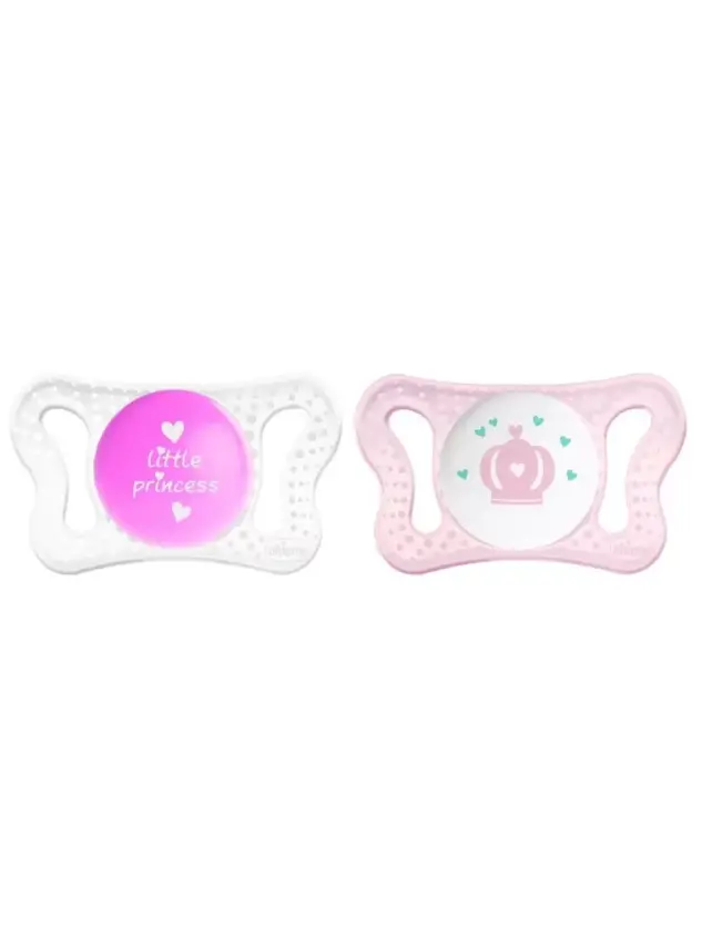 Chicco Physio Micro 0-2 Ay Silikon Emzik 2'li - Kız - 1