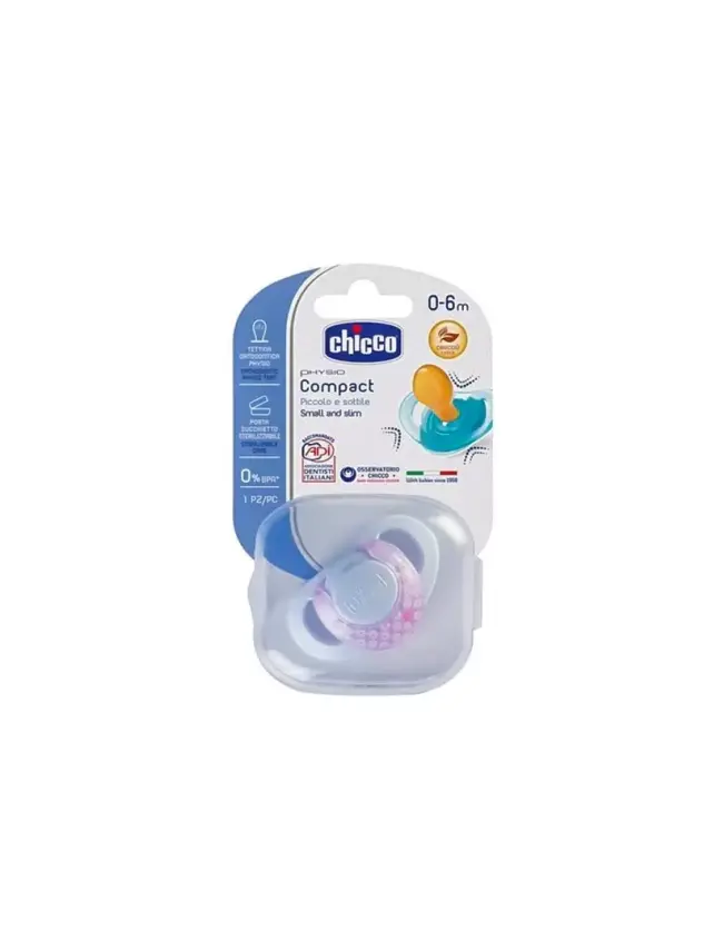 Chicco Physio Tekli Kauçuk Emzik Kız 0 - 6 Ay - 1