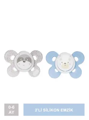 Chicco PhysioForma Comfort Silikon Emzik -0-6 Ay- 2'li - Erkek - 2